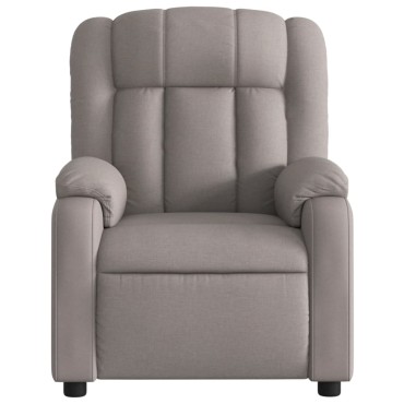 vidaXL Πολυθρόνα Ανακλινόμενη Taupe Υφασμάτινη 78x92x98cm 1 τεμ.