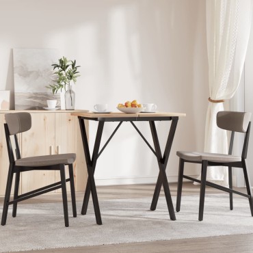 vidaXL Πόδια Τραπεζαρίας σε Σχήμα «Χ» 60x40x73cm Ατσάλι 1 τεμ.