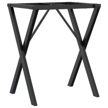 vidaXL Πόδια Τραπεζαρίας σε Σχήμα «Χ» 60x40x73cm Ατσάλι 1 τεμ.