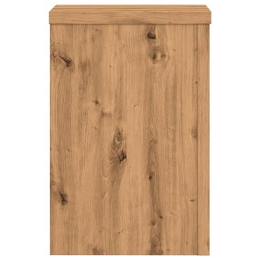 vidaXL Βάσεις Φυτών 2 τεμ. Αρτισιανή Δρυς 25x25x35 εκ. Επεξ. Ξύλο