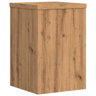 vidaXL Βάσεις Φυτών 2 τεμ. Αρτισιανή Δρυς 25x25x35 εκ. Επεξ. Ξύλο