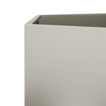 vidaXL Ζαρντινιέρα Κήπου Εξάγωνη 46x40x45 εκ. Χάλυβας καιρού