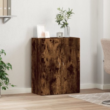 vidaXL Αρχειοθήκη Καπνιστή Δρυς 60x32x77,5cm από Επεξεργασμένο Ξύλο 1 τεμ.