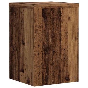 vidaXL Βάσεις Φυτών 2 τεμ. Όψη Παλαιού Ξύλου 25x25x35 εκ. Επεξ. Ξύλο