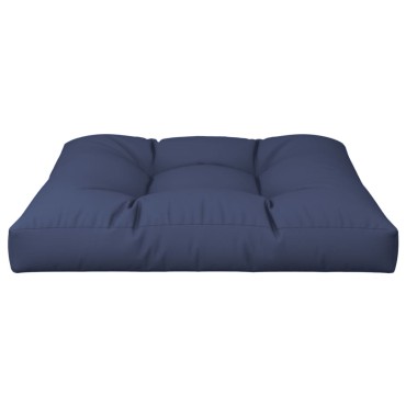 vidaXL Μαξιλάρι Παλέτας Ναυτικό Μπλε 80x80x12cmΥφασμάτινο