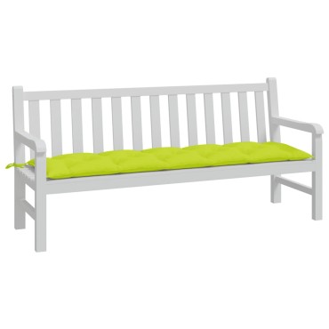 vidaXL Μαξιλάρι Πάγκου Κήπου Αν. Πράσινο 180x50x7cm Ύφασμα Oxford