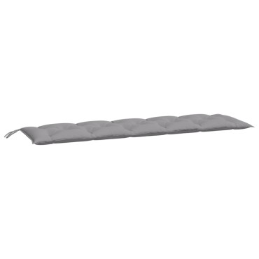 vidaXL Μαξιλάρι Πάγκου Κήπου Γκρι 180x50x7cm Ύφασμα Oxford
