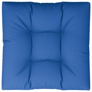 vidaXL Μαξιλάρι Καναπέ Παλέτας Μπλε Ρουά 80x80x12cm