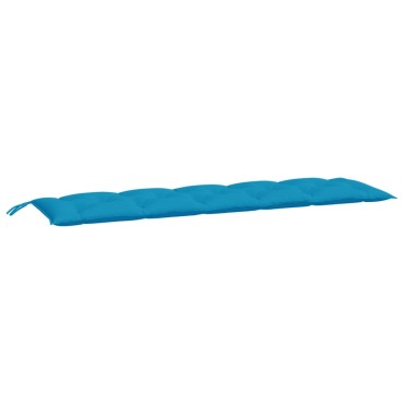 vidaXL Μαξιλάρι Πάγκου Κήπου Γαλάζιο 180x50x7cm Ύφασμα Oxford