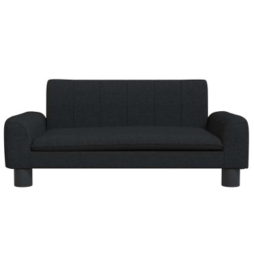 vidaXL Κρεβάτι Σκύλου Μαύρο 70 x 45 x 30 εκ. Υφασμάτινο