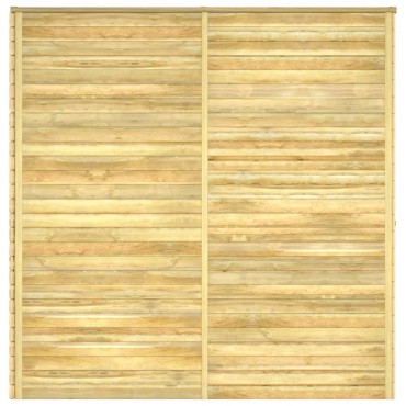 vidaXL Αποθήκη Κήπου 100x210x218 εκ. από Εμποτισμένο Ξύλο Πεύκου