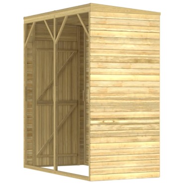 vidaXL Αποθήκη Κήπου 100x210x218 εκ. από Εμποτισμένο Ξύλο Πεύκου
