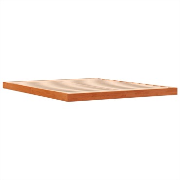 vidaXL Πλαίσιο Κρεβατιού Καφέ Κεριού 160x200εκ από Μασίφ Ξύλο Πεύκου