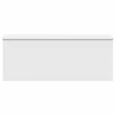 vidaXL Κουτί Αποθήκευσης Λευκό 90x35x35cm από Επεξεργασμένο Ξύλο 1 τεμ.