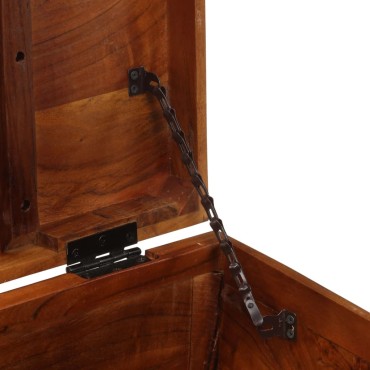 vidaXL Μπαούλο Αποθήκευσης 110 x 35 x 41 εκ. από Μασίφ Ξύλο Ακακίας