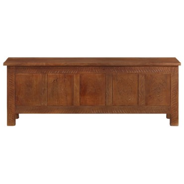 vidaXL Μπαούλο Αποθήκευσης 110x30x40cm από Μασίφ Ξύλο Μάνγκο 1 τεμ.