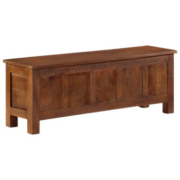 vidaXL Μπαούλο Αποθήκευσης 110x30x40cm από Μασίφ Ξύλο Μάνγκο 1 τεμ.