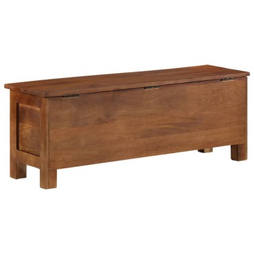 vidaXL Μπαούλο Αποθήκευσης 110x30x40cm από Μασίφ Ξύλο Μάνγκο 1 τεμ.