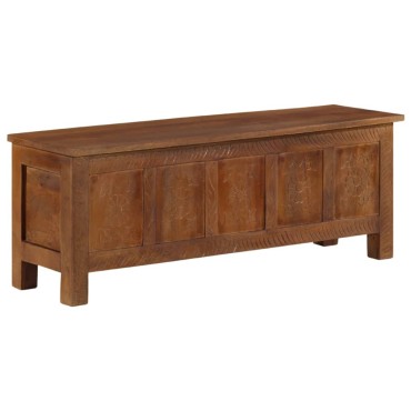 vidaXL Μπαούλο Αποθήκευσης 110x30x40cm από Μασίφ Ξύλο Μάνγκο 1 τεμ.