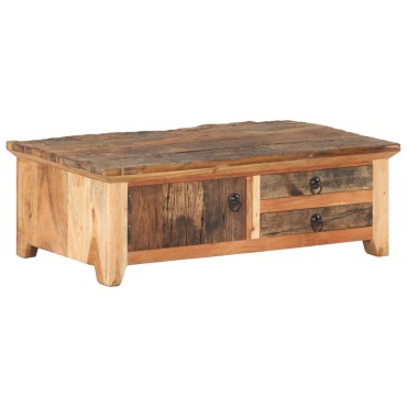 vidaXL Τραπεζάκι Σαλονιού 90x50x31cm από Μασίφ Ανακυκλωμένο Ξύλο 1 τεμ.