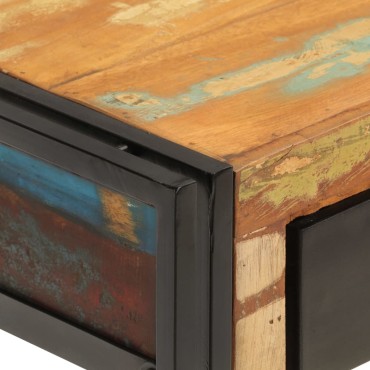 vidaXL Τραπέζι Κονσόλα 110x30x76cm από Μασίφ Ανακυκλωμένο Ξύλο 1 τεμ.