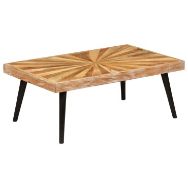 vidaXL Τραπεζάκι Σαλονιού 90x55x36cm από Μασίφ Ξύλο Μάνγκο 1 τεμ.