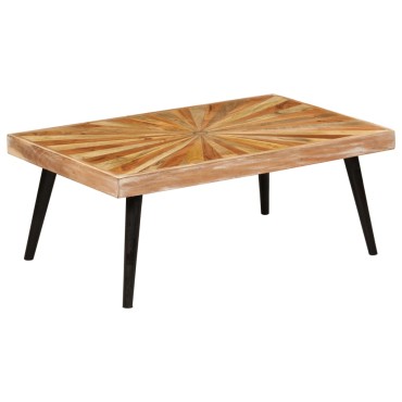 vidaXL Τραπεζάκι Σαλονιού 90x55x36cm από Μασίφ Ξύλο Μάνγκο 1 τεμ.