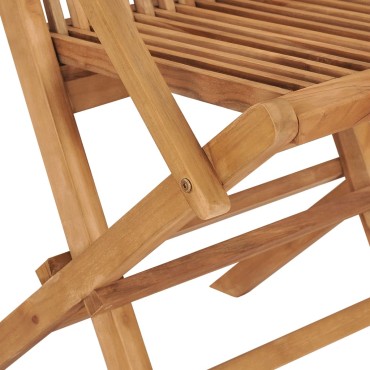 vidaXL Καρέκλες Κήπου 2 τεμ. Μασίφ Ξύλο Teak με Φωτ. Πράσινα Μαξιλάρια 55x60x89cm