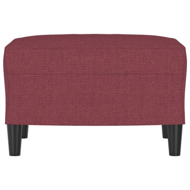 vidaXL Υποπόδιο Μπορντό 60x50x41cm Υφασμάτινο 1 τεμ.