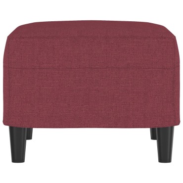 vidaXL Υποπόδιο Μπορντό 60x50x41cm Υφασμάτινο 1 τεμ.