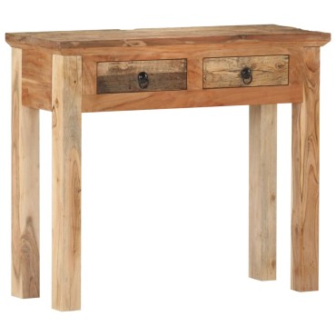 vidaXL Κονσόλα 90,5x30x75cm Μασίφ Ξύλο Ακακίας και Ανακυκλωμένο Ξύλο 1 τεμ.