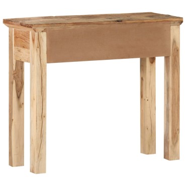 vidaXL Κονσόλα 90,5x30x75cm Μασίφ Ξύλο Ακακίας και Ανακυκλωμένο Ξύλο 1 τεμ.