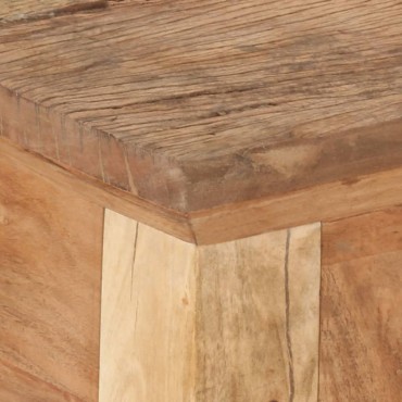 vidaXL Κονσόλα 90,5x30x75cm Μασίφ Ξύλο Ακακίας και Ανακυκλωμένο Ξύλο 1 τεμ.