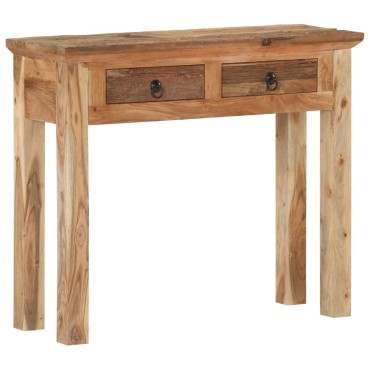 vidaXL Κονσόλα 90,5x30x75cm Μασίφ Ξύλο Ακακίας και Ανακυκλωμένο Ξύλο 1 τεμ.