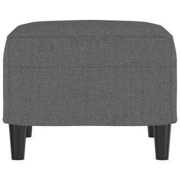 vidaXL Υποπόδιο Σκούρο Γκρι 60x50x41cm Υφασμάτινο 1 τεμ.