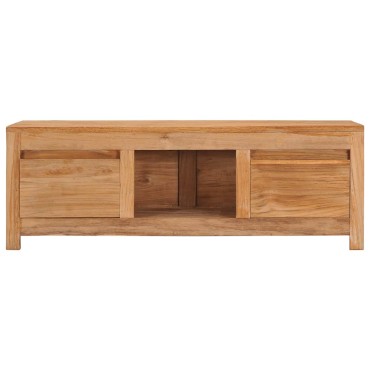 vidaXL Έπιπλο Τηλεόρασης 100x30x35cm από Μασίφ Ξύλο Teak