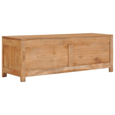vidaXL Έπιπλο Τηλεόρασης 100x30x35cm από Μασίφ Ξύλο Teak