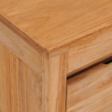 vidaXL Έπιπλο Τηλεόρασης 100x30x35cm από Μασίφ Ξύλο Teak