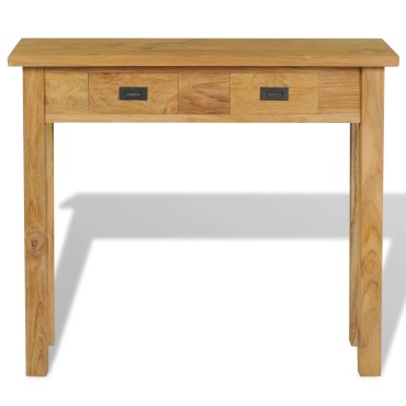 vidaXL Τραπέζι Κονσόλα 90x30x80cm από Μασίφ Ξύλο Teak 1 τεμ.