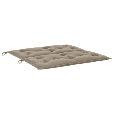 vidaXL Μαξιλάρι Πάγκου Κήπου Taupe 100x(50+50)x7cm Ύφασμα Oxford