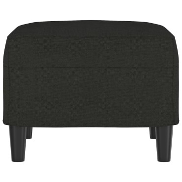 vidaXL Υποπόδιο Μαύρο 60x50x41cm Υφασμάτινο 1 τεμ.