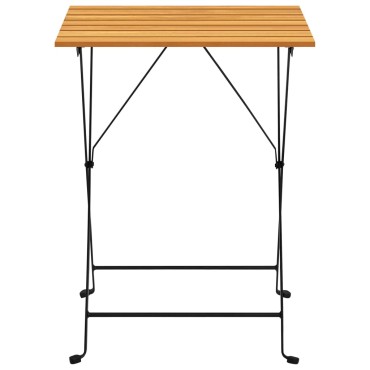 vidaXL Τραπέζι Bistro 55x54x71cm από Μασίφ Ξύλο Ακακίας 1 τεμ.