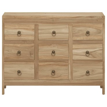 vidaXL Συρταριέρα 80x30x55cm από Μασίφ Ξύλο Teak 1 τεμ.