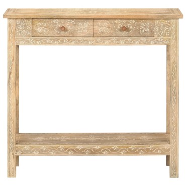 vidaXL Τραπέζι Κονσόλα 80x35x74cm από Μασίφ Ξύλο Μάνγκο 1 τεμ.