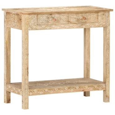 vidaXL Τραπέζι Κονσόλα 80x35x74cm από Μασίφ Ξύλο Μάνγκο 1 τεμ.