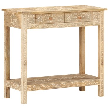 vidaXL Τραπέζι Κονσόλα 80x35x74cm από Μασίφ Ξύλο Μάνγκο 1 τεμ.