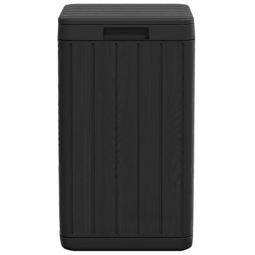 vidaXL Κάδος Απορριμμάτων Εξ. Χώρου Ανθρακί 38x38x65 εκ. Πολυπρ/λένιο