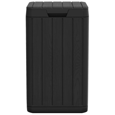 vidaXL Κάδος Απορριμμάτων Εξ. Χώρου Ανθρακί 38x38x65 εκ. Πολυπρ/λένιο