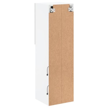 vidaXL Έπιπλα Τηλεόρασης με LED 2 τεμ. Λευκά 30,5x30x102cm