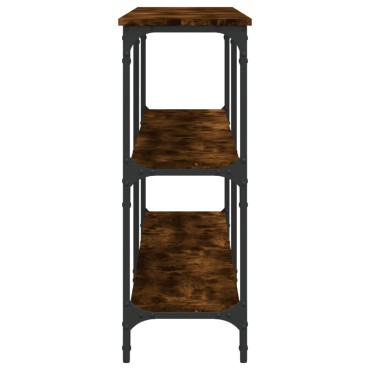 vidaXL Τραπέζι Κονσόλα Καπνιστή Δρυς 200x29x75cm Επεξεργασμένο Ξύλο 1 τεμ.